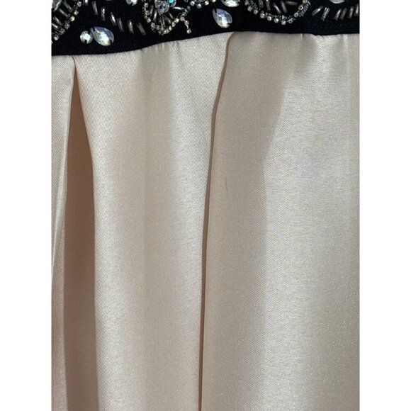 Nights By Teeze Me Embellished Halter Dress Size 13/14 - Picture 4 of 6